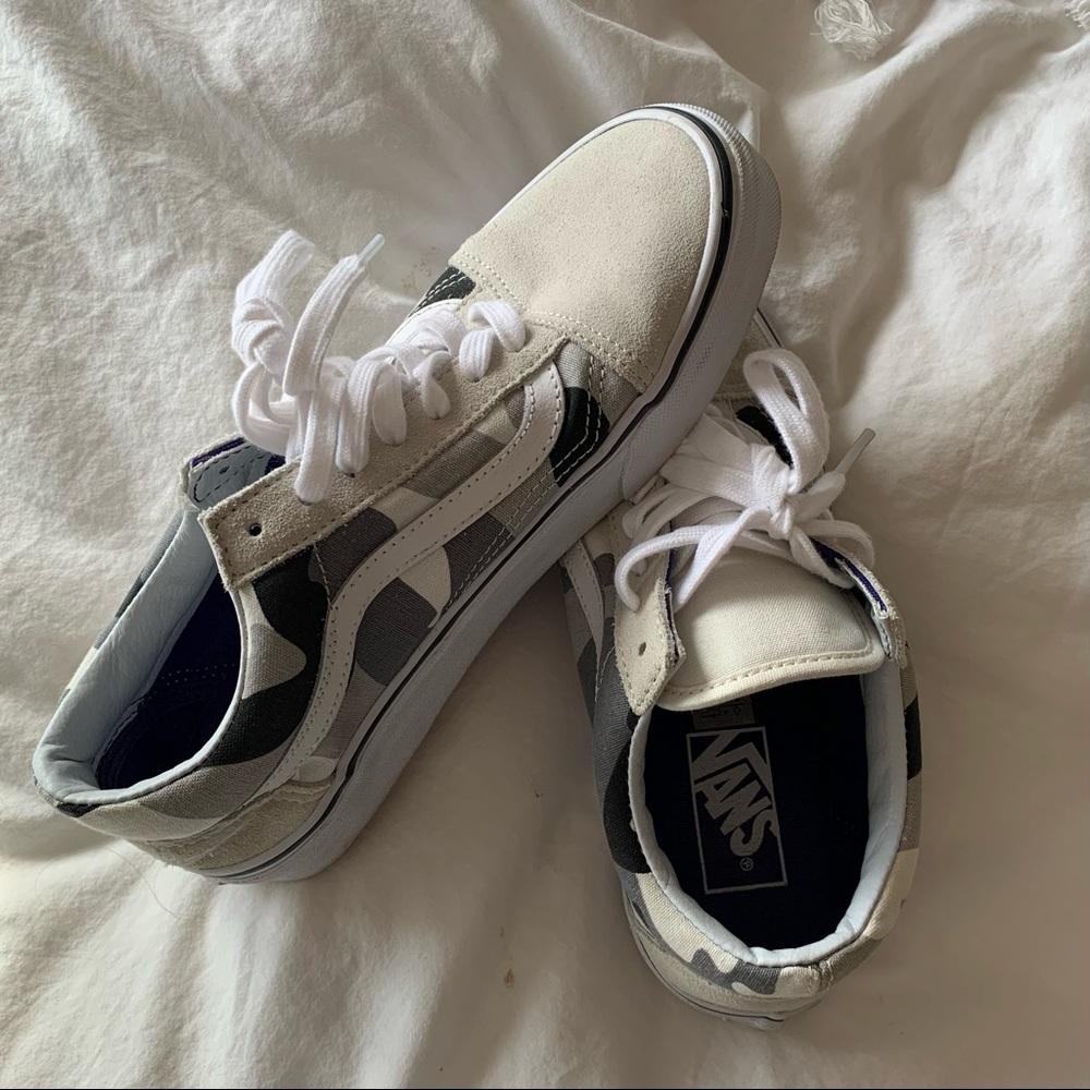 Grey Camo Vans